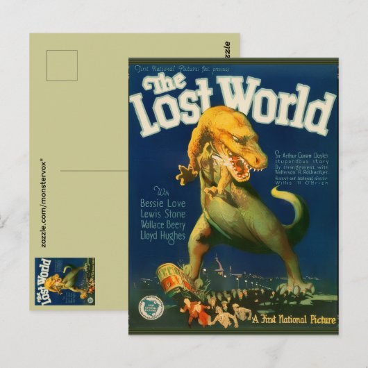 The Lost World Postcard Briefkaart (Voorkant / Achterkant)
