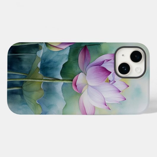 The lotus flower Case-Mate iPhone case (Achterkant (horizontaal))