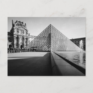 The Louvre in BW Briefkaart