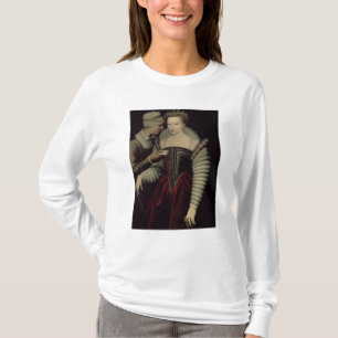 The Love Letter, een dame met haar Maid T-shirt