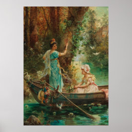The Love Message van Hans Zatzka - poster