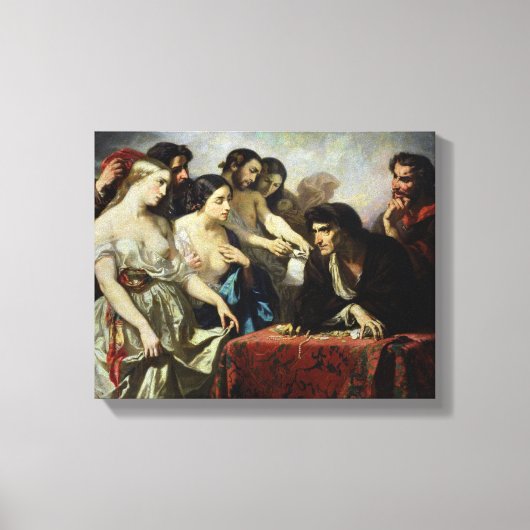 The Love of Gold, 1844 Canvas Afdruk (Voorkant)