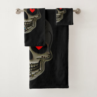 The Love Skull Bad Handdoek