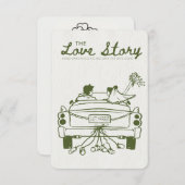 💍the love story invitation (Devant / Derrière)