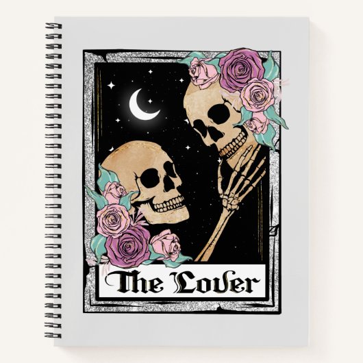 "The Lover" - Gothic Skeleton Romance Notitieboek (Voorkant)