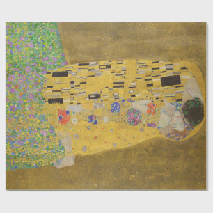 The Lovers Kissingembrace by Gustav Klimt Cadeaupapier