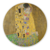 The Lovers Kissingembrace by Gustav Klimt Keramische Knop (Voorkant)