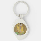 The Lovers Kissingembrace by Gustav Klimt Sleutelhanger (Voorkant)