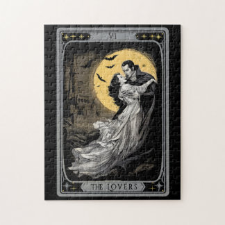 The Lovers Tarot Card – Gothic Vampire Dracula and Legpuzzel