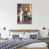 The Lovers' Tiff, 1872 (olie op het paneel) Canvas Afdruk (Insitu (Slaapkamer))