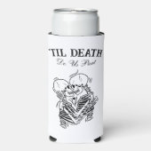 The Lovers Til Death Gothic Bruiloft gepersonalise (Seltzer Voorkant)