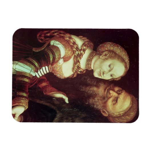 The Lovesick Old Man, 1553 (olie op het paneel) Magneet (Horizontaal)