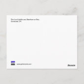 The Low Lighthouse, Burnham on Zee, Somerset, Vere Briefkaart (Achterkant)