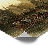 The Maas at Dordrecht; 1650 Poster (Hoek)