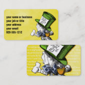 +{ The Mad Hatter}+ Visitekaartje (Voorkant / Achterkant)