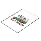 The Magic Bus: Happiness Only Real When Shared - Notitieboek (Linkerzijde)