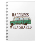 The Magic Bus: Happiness Only Real When Shared -  Notitieboek (Voorkant)