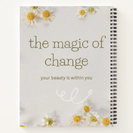 the magic change . inspirational notebook notitieboek