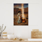 The Magic Circle by John William Waterhouse Poster (Keuken)