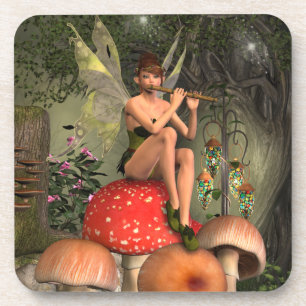 The Magical Flute-Player  Bier Onderzetter