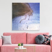 The Magicians Cape van John Bauer Canvas Afdruk (Insitu (Woonkamer))