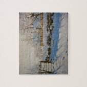 The Magpie La Pie van Claude Monet Legpuzzel (Verticaal)