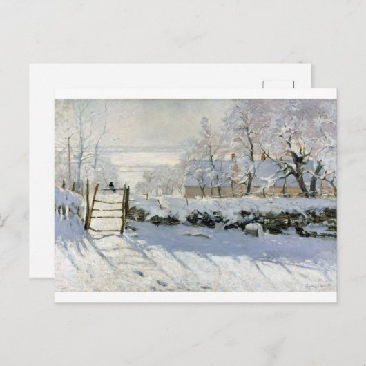 The Magpie, Monet Briefkaart (Voorkant / Achterkant)