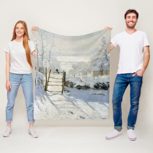 The Magpie, Monet Fleece Deken