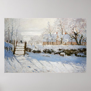 The Magpie van Claude Monet Poster