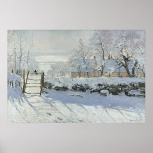 The Magpie van Claude Monet Poster