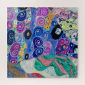 The Maiden door Gustav Klimt Legpuzzel (Horizontaal)