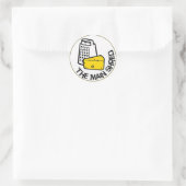 The 'Main Shred' merchandise Ronde Sticker (Tas)