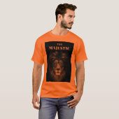 The Majestic Lion Bold Graphic Men's T-Shirt (Devant entier)