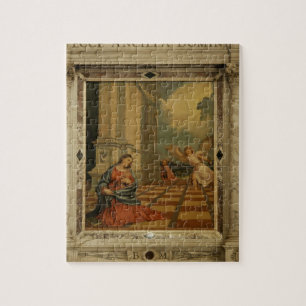 The Malchiostro Annunciation, c.1520 (olie op het  Legpuzzel
