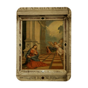 The Malchiostro Annunciation, c.1520 (olie op het Magneet