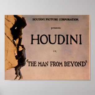 The Man from Beyond (Houdini movie, 1922) Poster