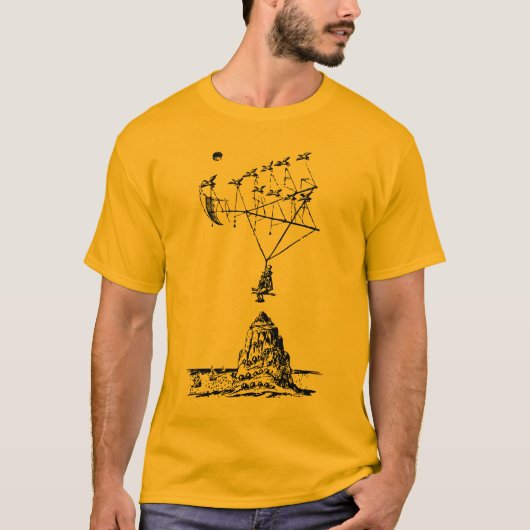 The Man in the Moone - Francis Godwin T-shirt (Voorkant)