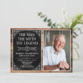 The Man The Myth The Legend 100th Birthday Kaart (Staand voorkant)