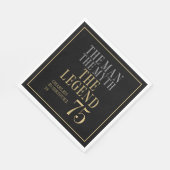 The Man The Myth The Legend 75th Birthday Servet (Hoek)