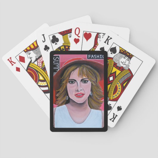 The Mannequin Painting by Alfred Fox Pokerkaarten (Achterkant)