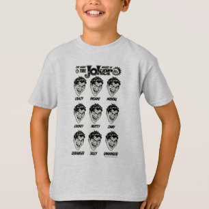 "The many mods of the Joker" T-shirt