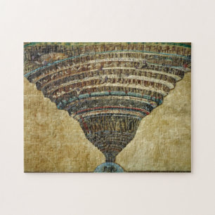 The Map of Hell, Abyss of Hell - Sandro Botticelli Legpuzzel