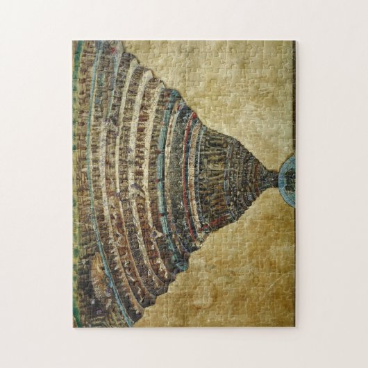 The Map of Hell, Abyss of Hell - Sandro Botticelli Legpuzzel (Verticaal)