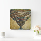 The Map of Hell, Abyss of Hell - Sandro Botticelli Vierkante Klok (Huis)