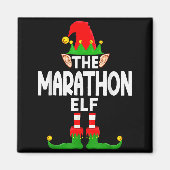 The Marathon Elf Family Christmas Pajama Party Magneet (Voorkant)