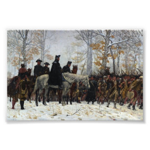 The March to Valley Forge door William B.T. Trego Foto Afdruk