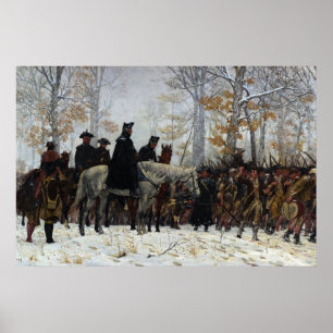 The March to Valley Forge door William B.T. Trego Poster