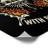 The Marisa Butterfly Skull Change Begin With Disco Poster (Hoek)