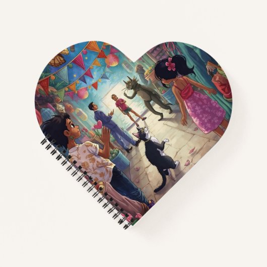 The Market Between Worlds Notitieboek (Voorkant)