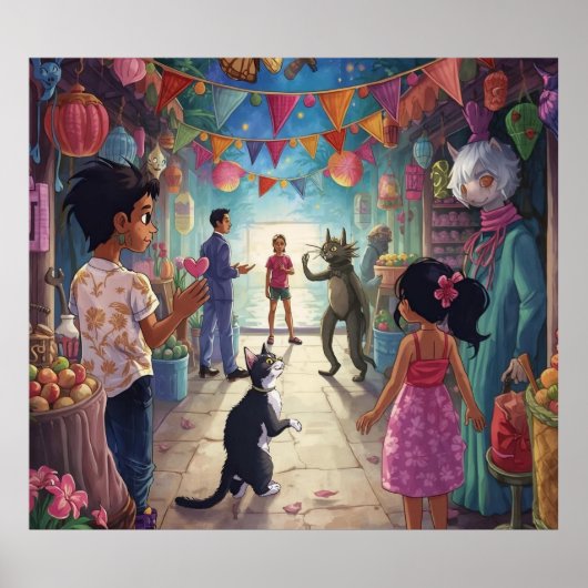 The Market Between Worlds Poster (Voorkant)